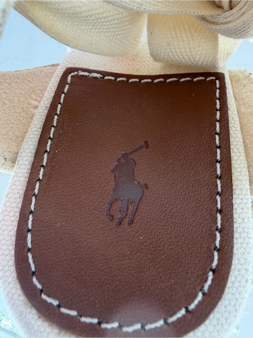 Ralph Lauren Canvas Ankle Wrap Wedge Espadrille Size 8 New w/o Box